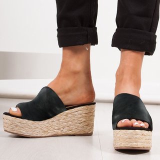 women's peep toe espadrilles