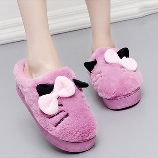 Fluffy Women Cute House Slippers