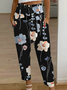 Casual Floral Loose Cargo Pants