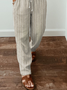 Loose Casual Striped Pants